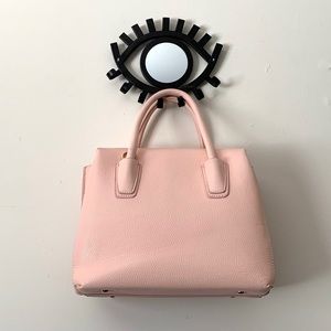 Light Pink Satchel Tote Bag